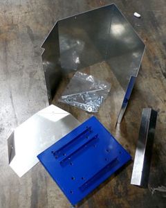 Motor mount & cover assembly f/2.0-3.0Hp motors